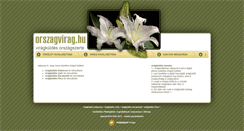 Desktop Screenshot of orszagvirag.hu