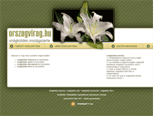 Tablet Screenshot of orszagvirag.hu